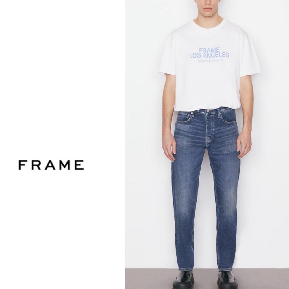 Frame The Straight mens jeans - Tahiti wash